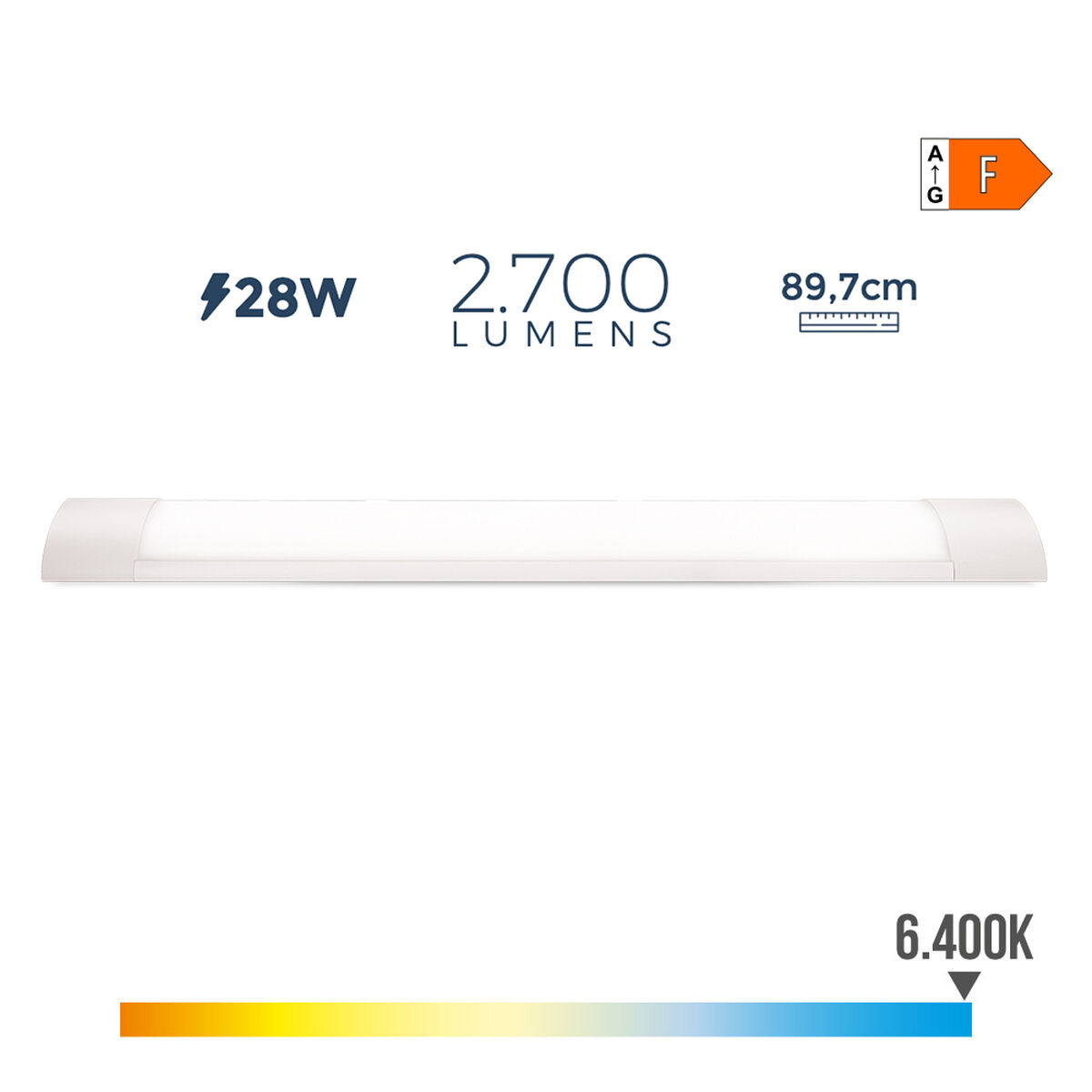 LED Tub EDM 31684 A F 28 W 2700 lm (6500 K) (6400 K) - 7