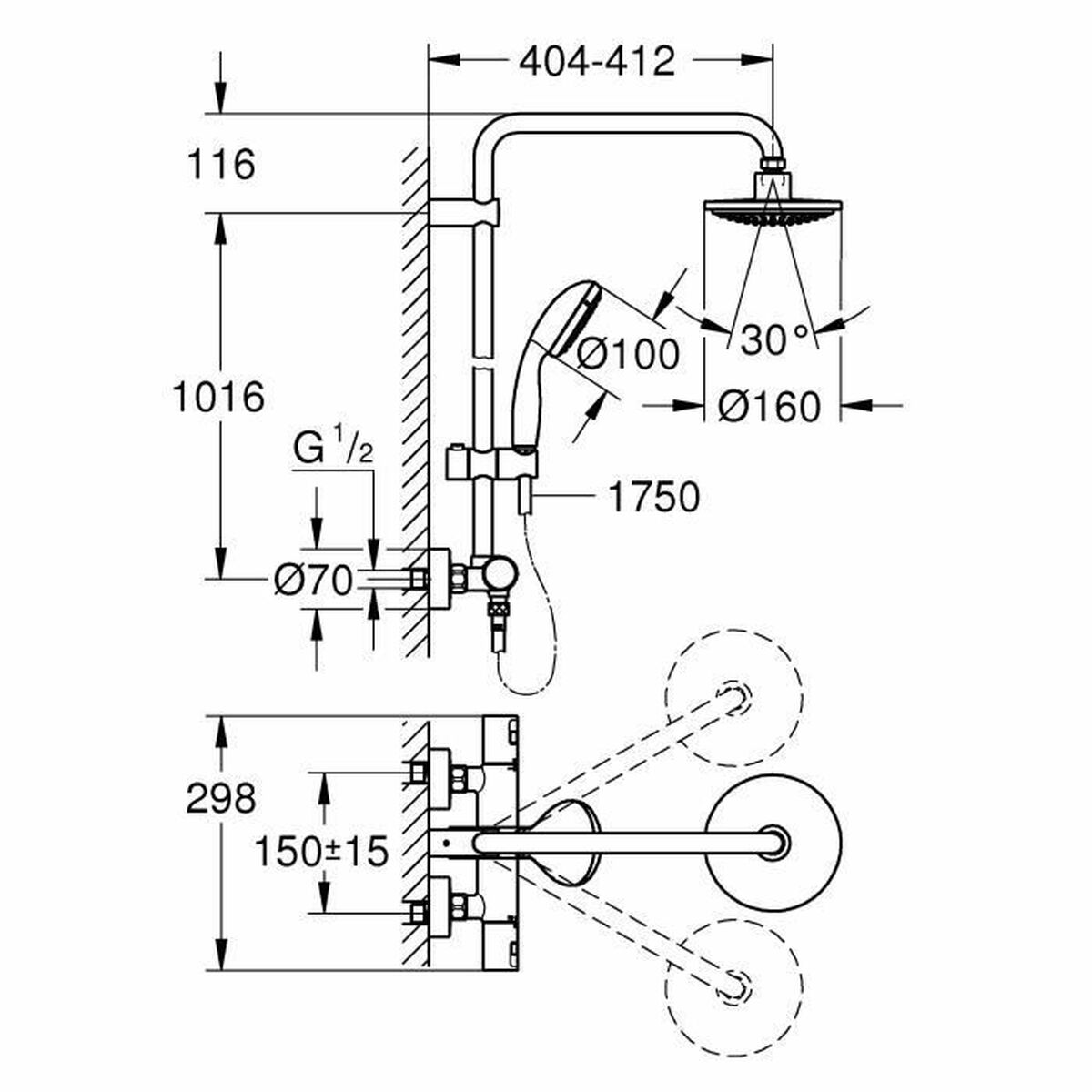 Duschpelare Grohe 27960000 - 4