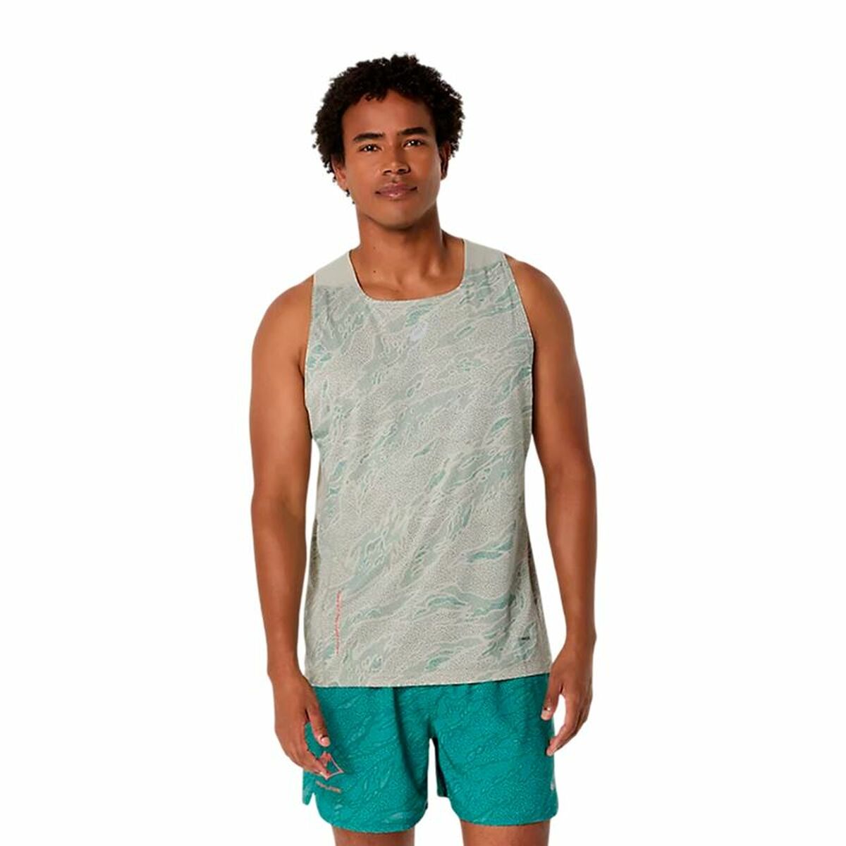 Tanktop, Herr Asics Fujitrail Singlet Grå Ljusgrå
