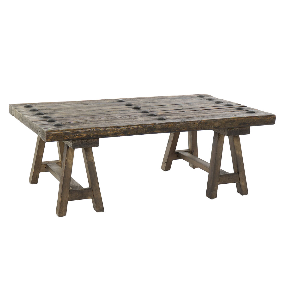 Soffbord DKD Home Decor Brun Svart Trä 110 x 70 x 40 cm