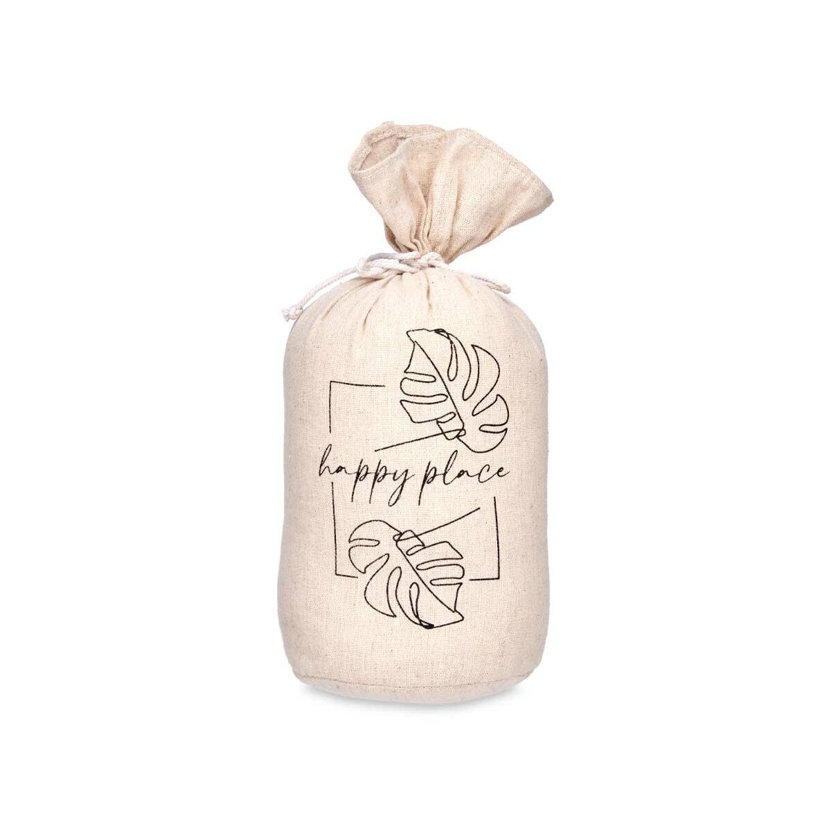 Dörrstopp Gift Decor Happy Place Tyg 13 x 26 x 13 cm Säck (6 antal) - 5