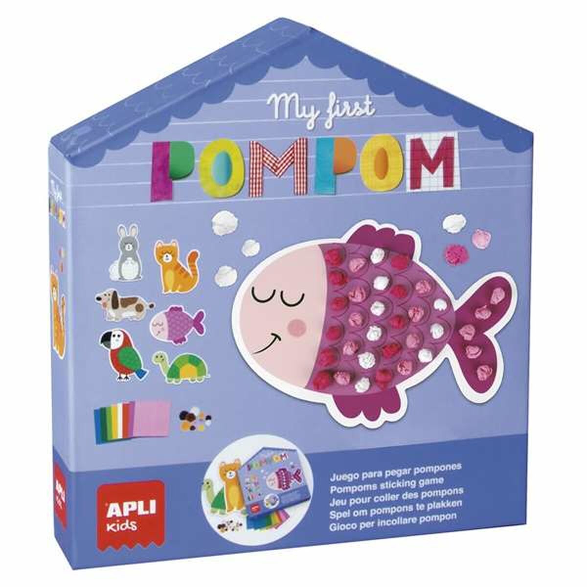 Pappershantverksspel Apli My First Pompom - 5