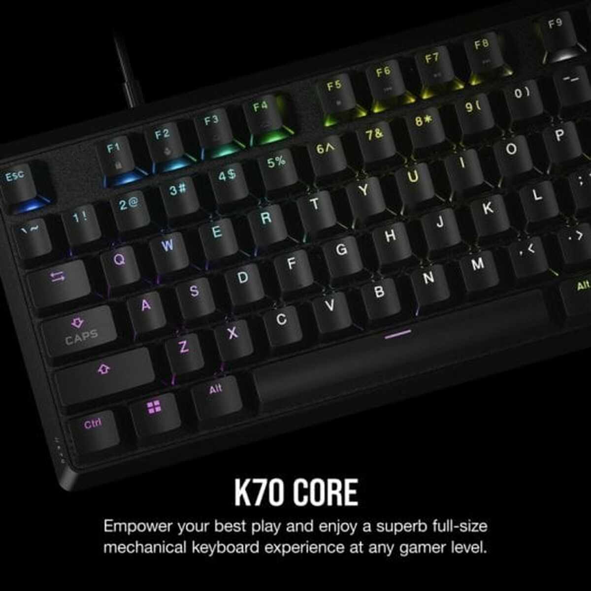 Tangentbord Corsair K70 CORE Svart - 3