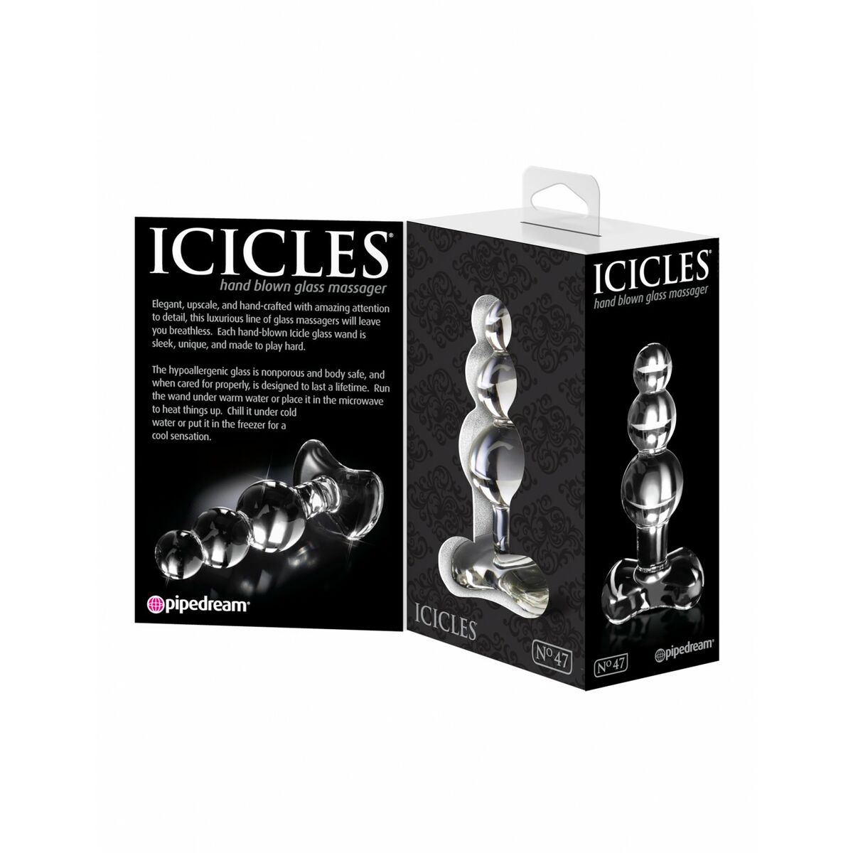 Analplugg Pipedream Icicles Transparent - 5