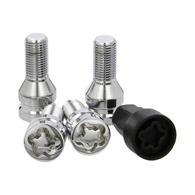 Skruvar mot stöld BC Corona 14X150 L26 17/19 Silver (4 uds) - 4