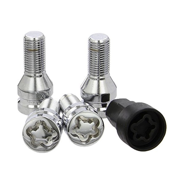 Skruvar mot stöld BC Corona 14X150 L26 17/19 Silver (4 uds) - 2