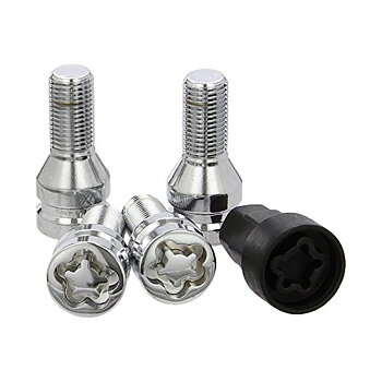 Skruvar mot stöld BC Corona 14X150 L26 17/19 Silver (4 uds)