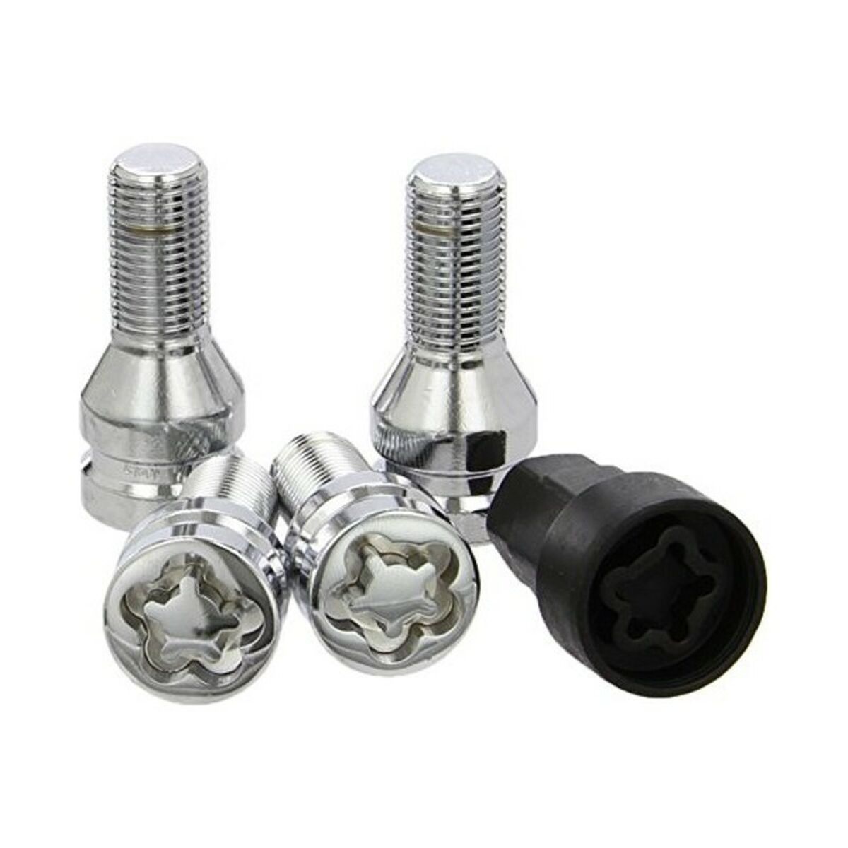 Skruvar mot stöld BC Corona 14X150 L26 17/19 Silver (4 uds) - 6
