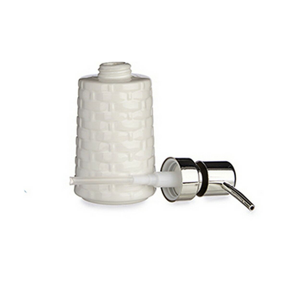 Tvåldispenser Berilo Vit Silvrig Keramik 150 ml (6 antal) - 2