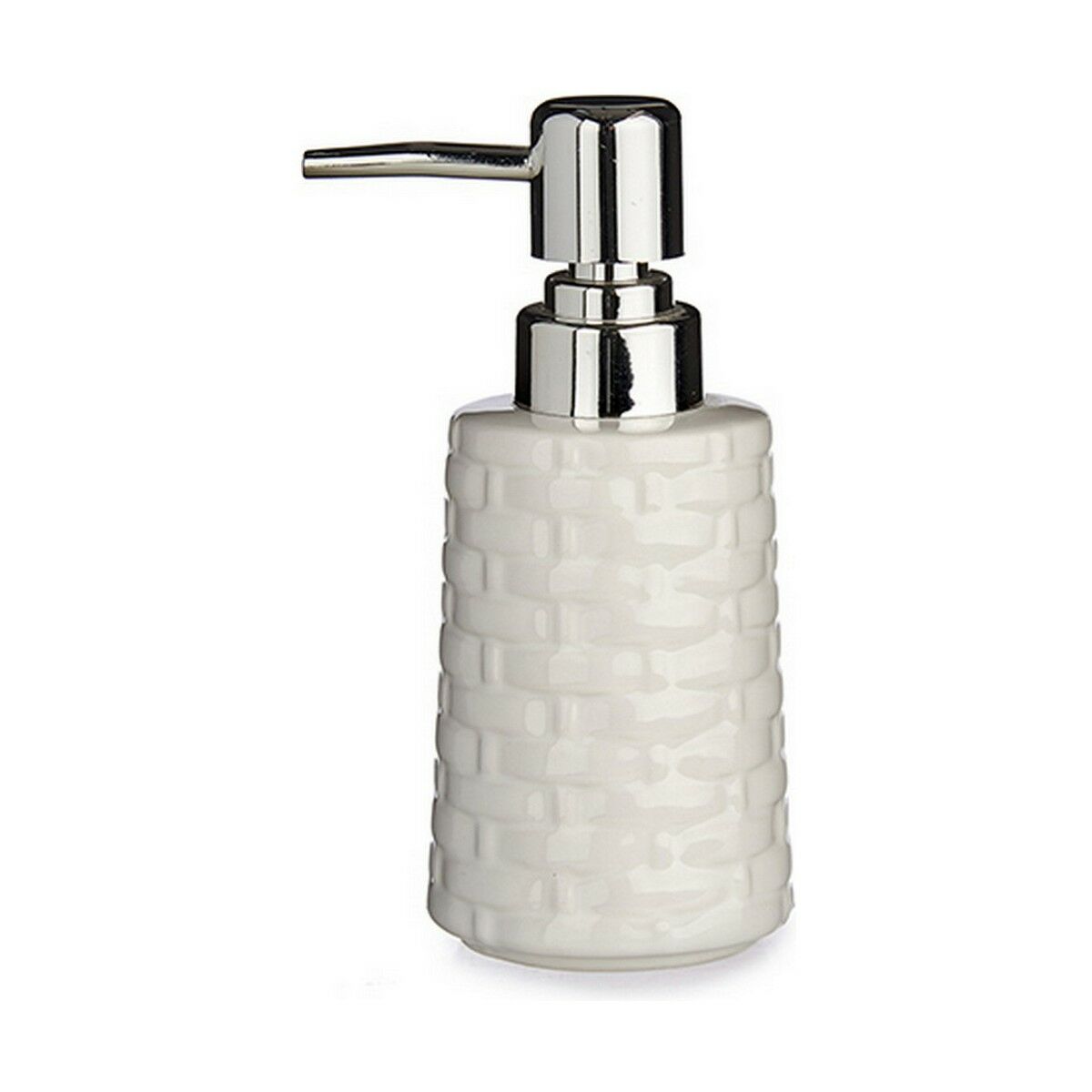 Tvåldispenser Berilo Vit Silvrig Keramik 150 ml (6 antal)