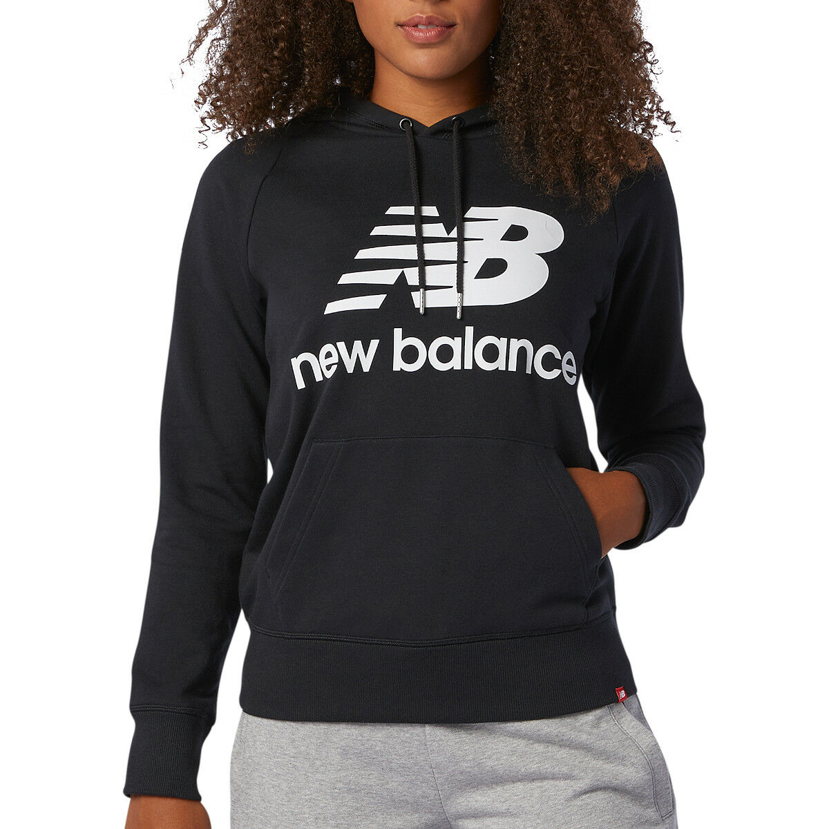 Tröja med huva Dam New Balance WT03550 Svart - 15