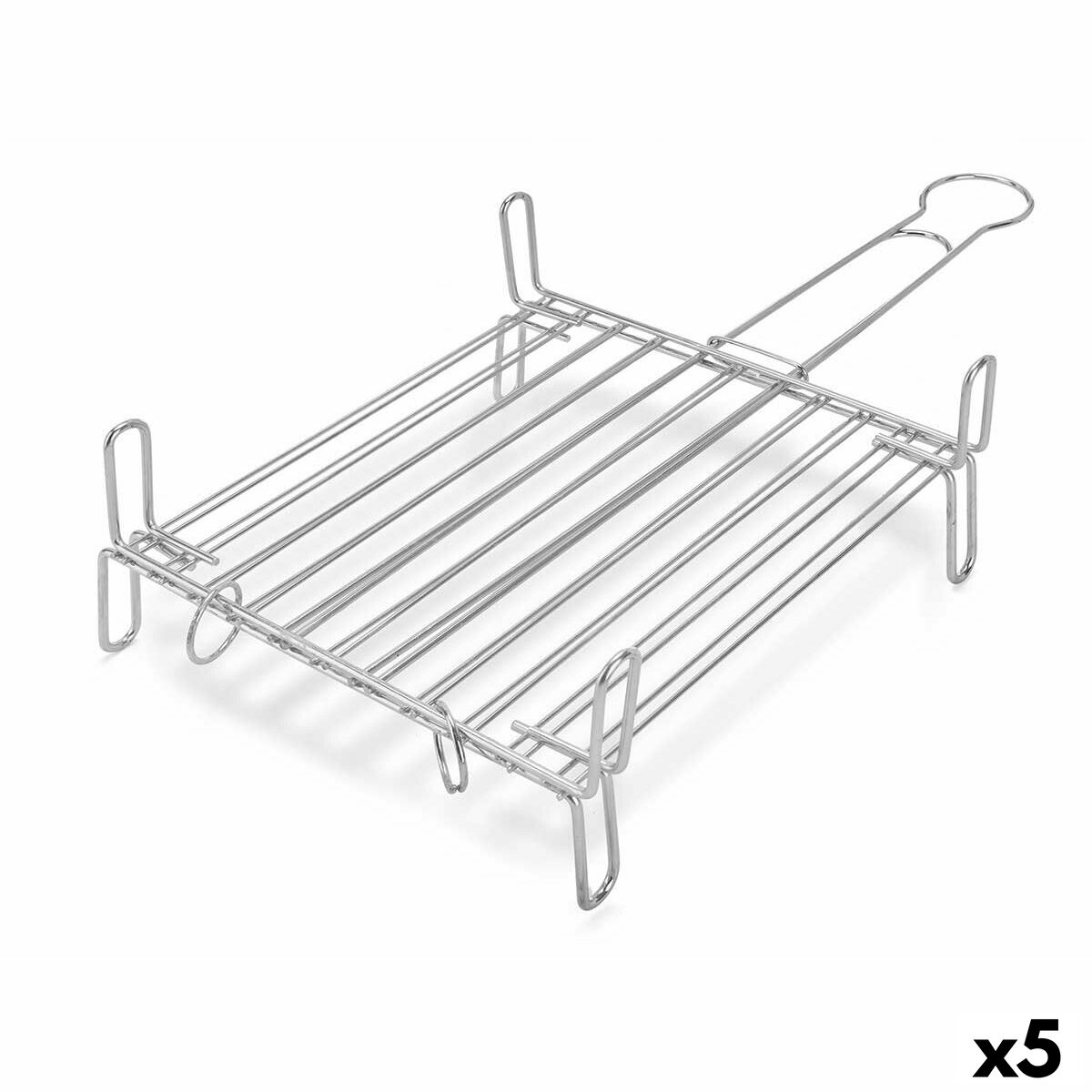 Grill La Dehesa Förzinkat stål 30 x 30 cm 32 x 16,5 x 57,5 cm Double (5 antal) - 3