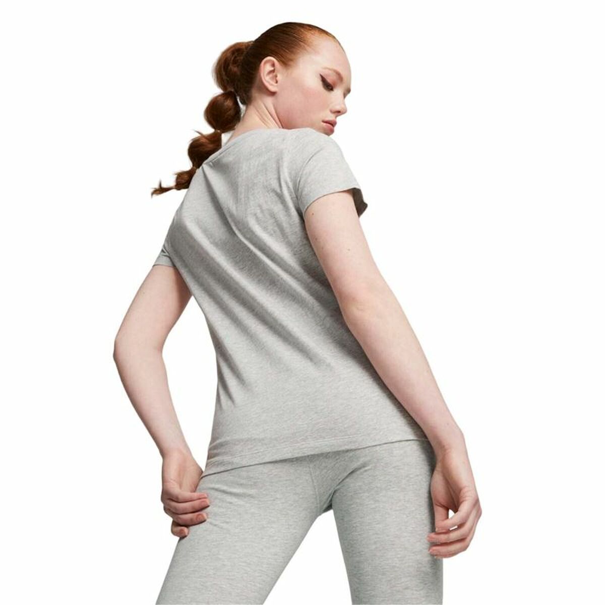 T-shirt med kortärm Puma Squad Graphicc Tlight Ljusgrå (XS) - 3