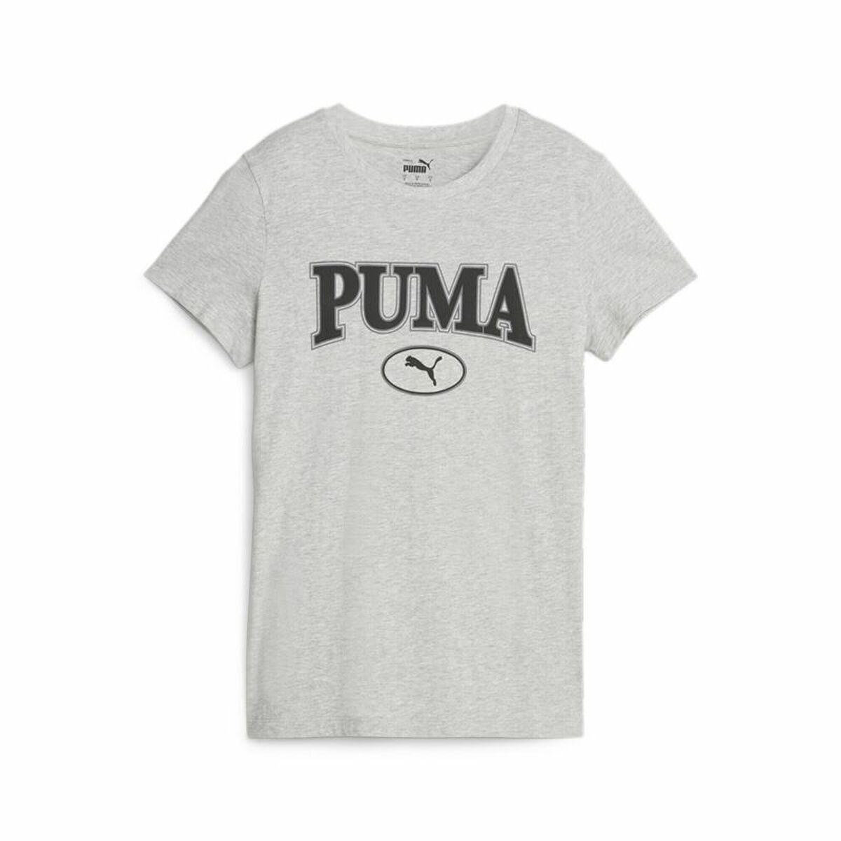 T-shirt med kortärm Puma Squad Graphicc Tlight Ljusgrå (XS) - 6