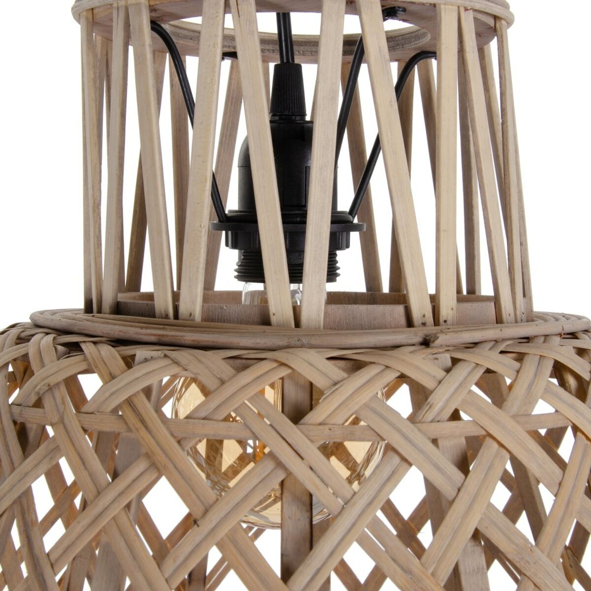 Taklampa Naturell 40 x 40 x 44 cm - 3