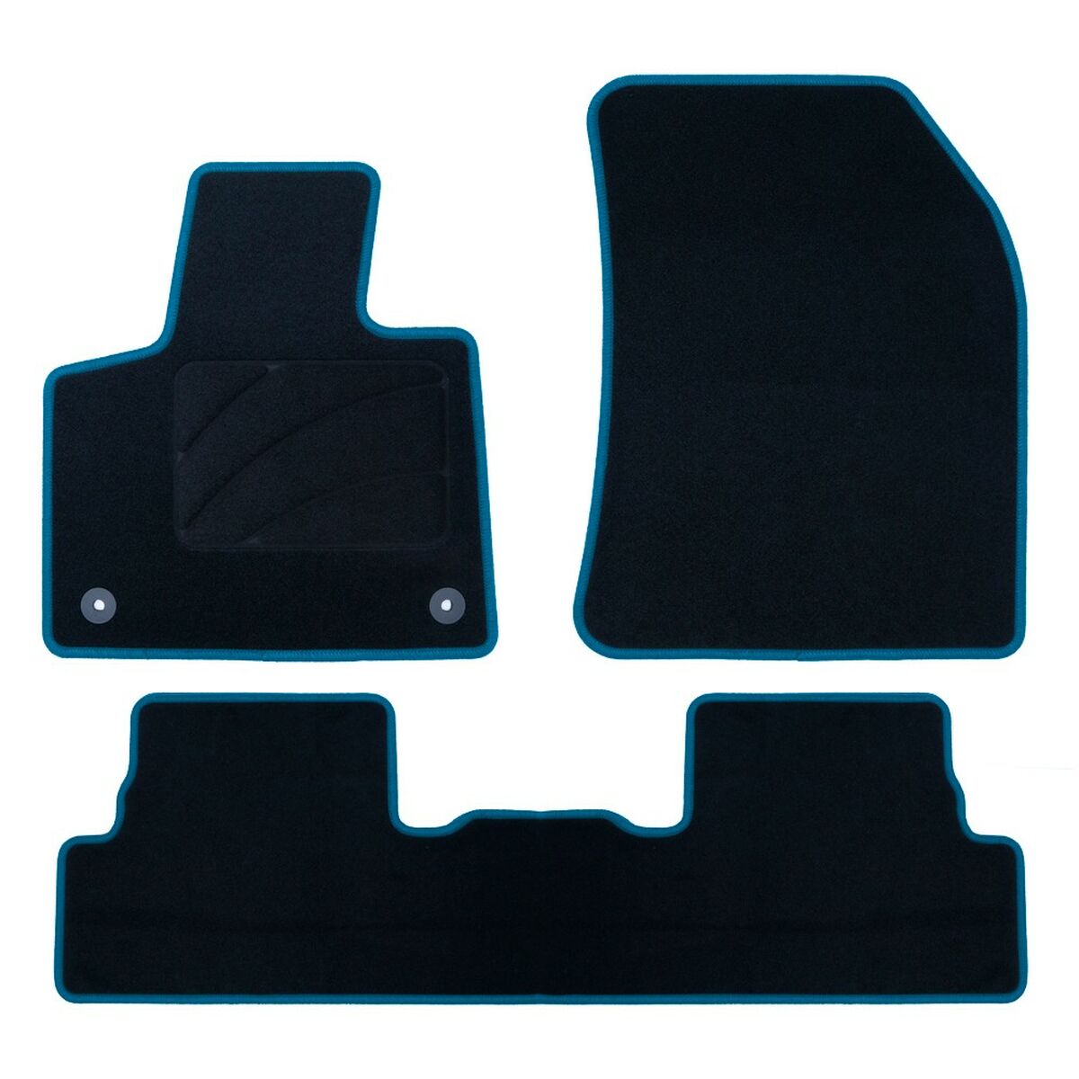 Set med bilgolvmattor OCC Motorsport OCCPG0031BL