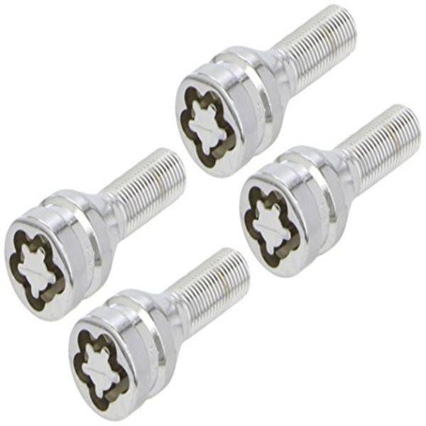 Skruvar mot stöld BC Corona 12X125 L28 17/19 Silver (4 uds) - 3