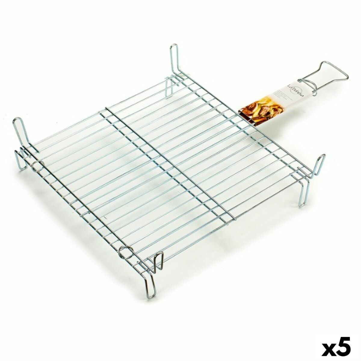 Grill La Dehesa Förzinkat stål 50 x 50 cm 53 x 16,5 x 83,5 cm Double (5 antal) - 3