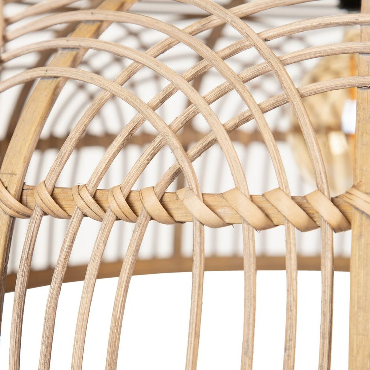 Taklampa 51,5 x 51,5 x 30 cm Naturell (2 antal) - 3
