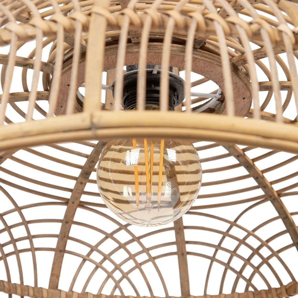 Taklampa 51,5 x 51,5 x 30 cm Naturell (2 antal) - 14