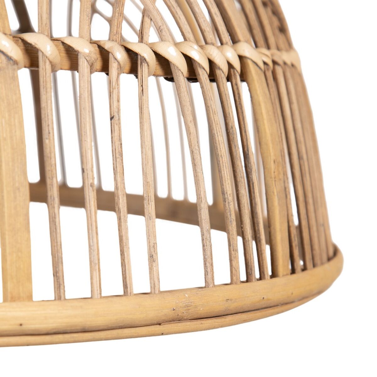 Taklampa 51,5 x 51,5 x 30 cm Naturell (2 antal) - 4