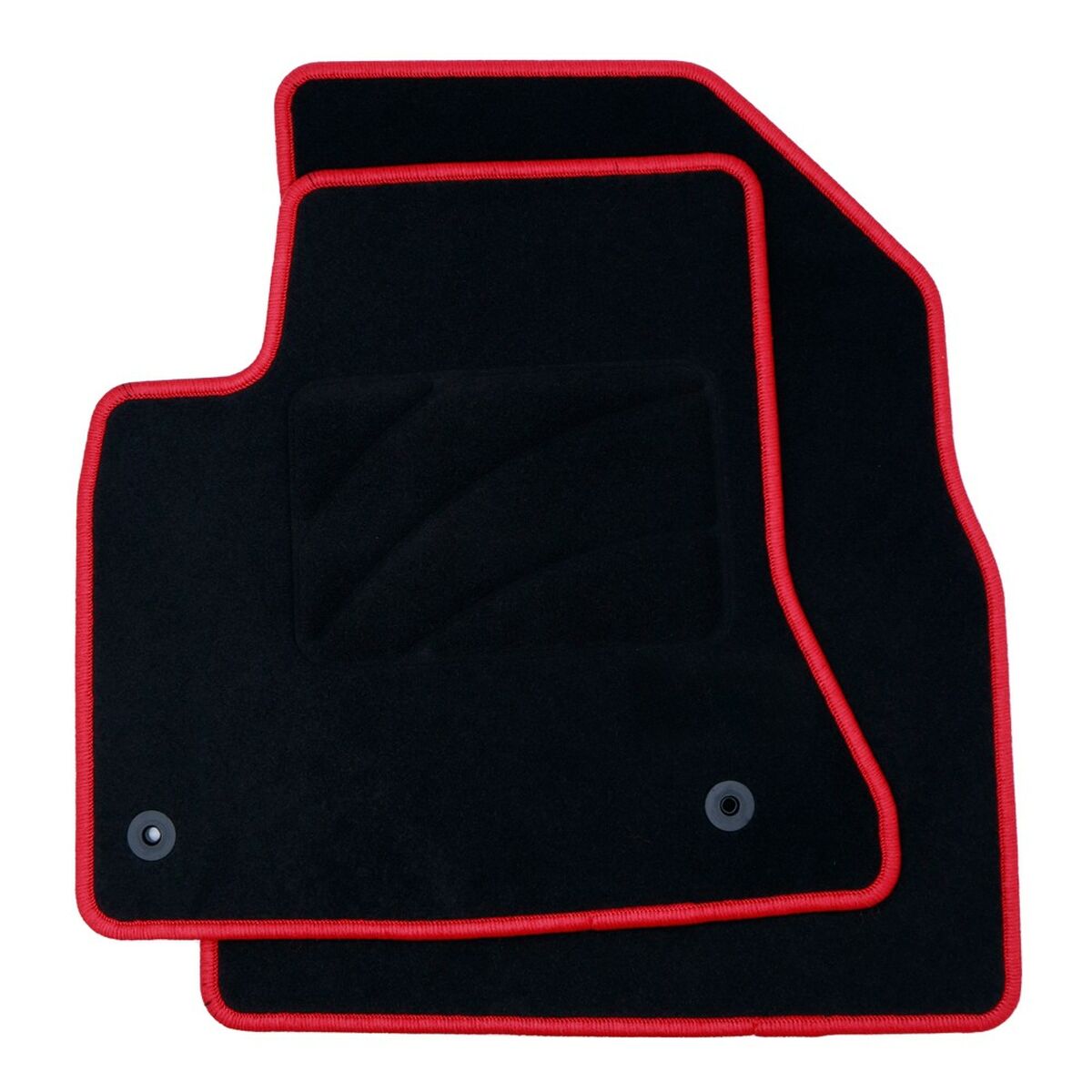 Set med bilgolvmattor OCC Motorsport OCCCT0019RD Röd 5 Delar