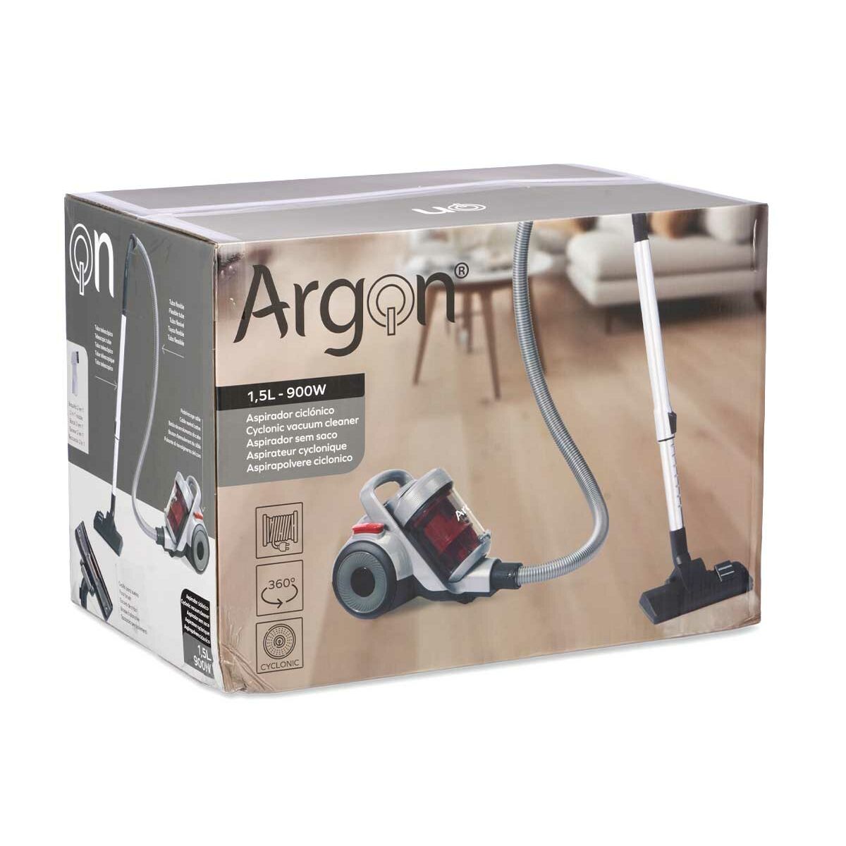 Dammsugare Argon Röd Grå 900 W - 3