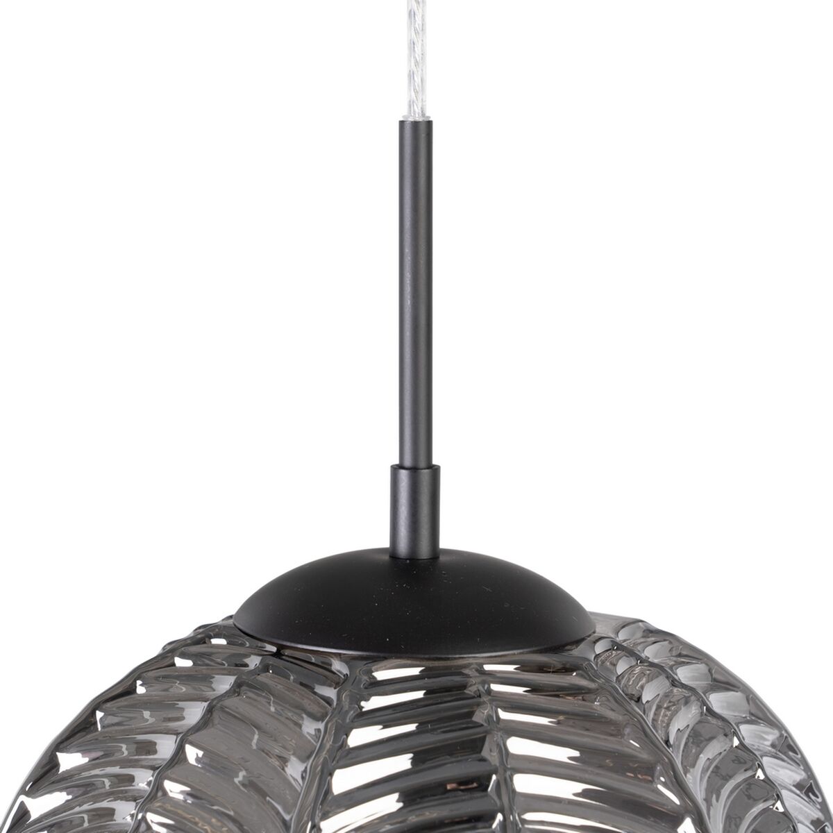 Taklampa 26 x 26 x 120 cm Glas Grå - 3