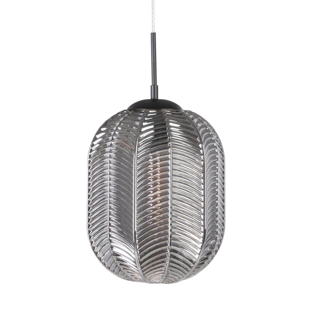 Taklampa 26 x 26 x 120 cm Glas Grå