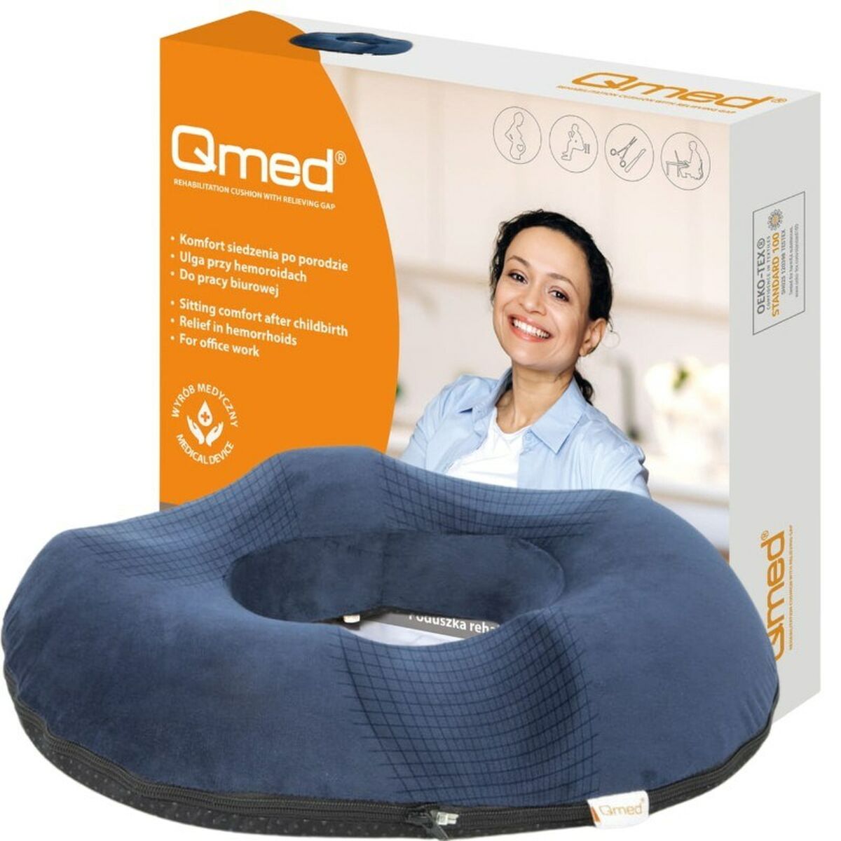 Ergonomisk Kudde för Knän och Ben MDH QMED - 4