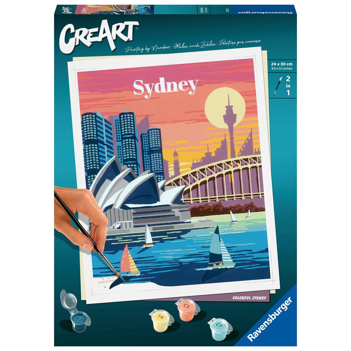 Målning med siffror Ravensburger Sydney