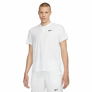 Polotröja kortärmad Herr Nike Court Dri-Fit Advantage Vit