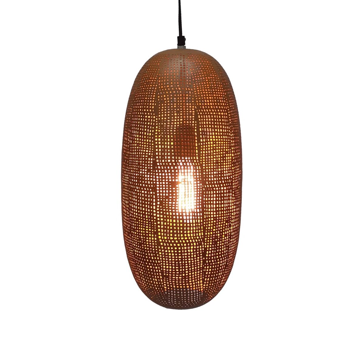 Taklampa Gyllene Metall 20 x 20 x 40 cm