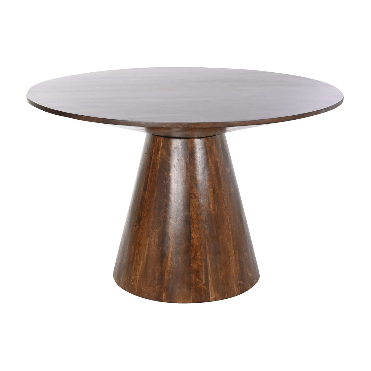 Matsalsbord DKD Home Decor Mörkbrun Mangoträ 120 x 120 x 76 cm