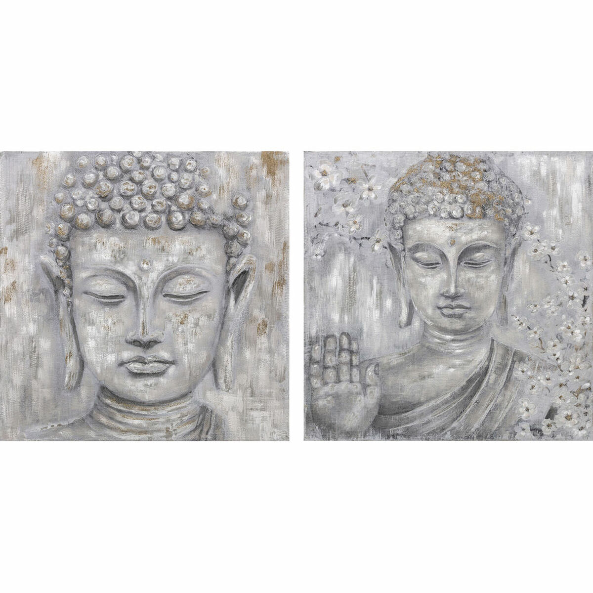 Kanvas DKD Home Decor Furu Kanvas 100 x 2,4 x 100 cm - 3