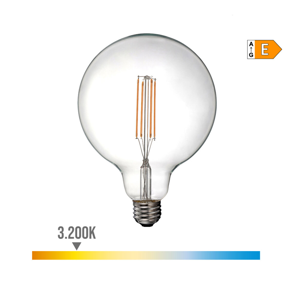 LED-lampa EDM 98603 E 6 W 60 W 47 W E27 800 lm 12,5 x 17 cm Ø 12,5 x 17 cm (3200 K) - 5