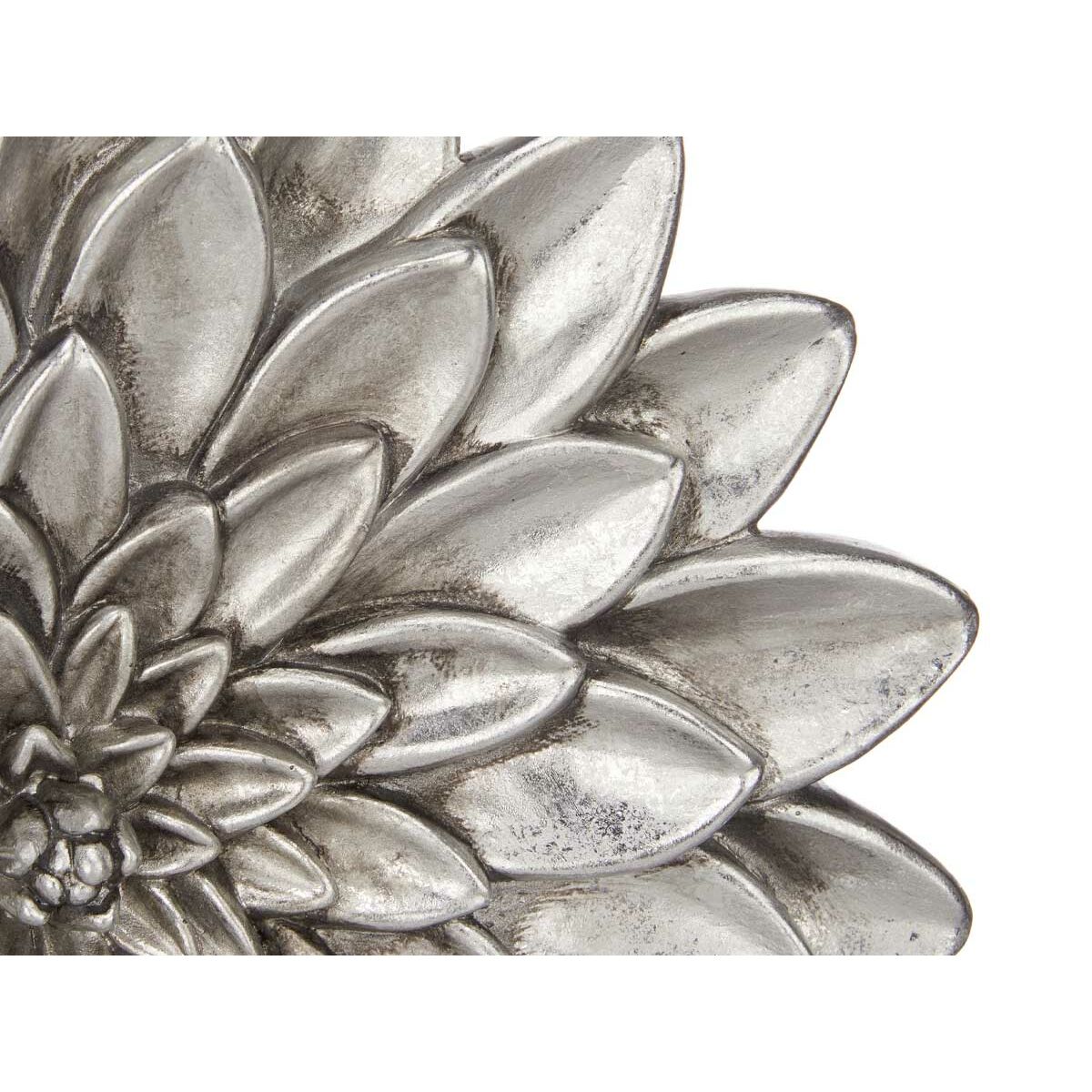Prydnadsfigur Mandala Silvrig 29 x 39 x 10 cm (4 antal) - 2