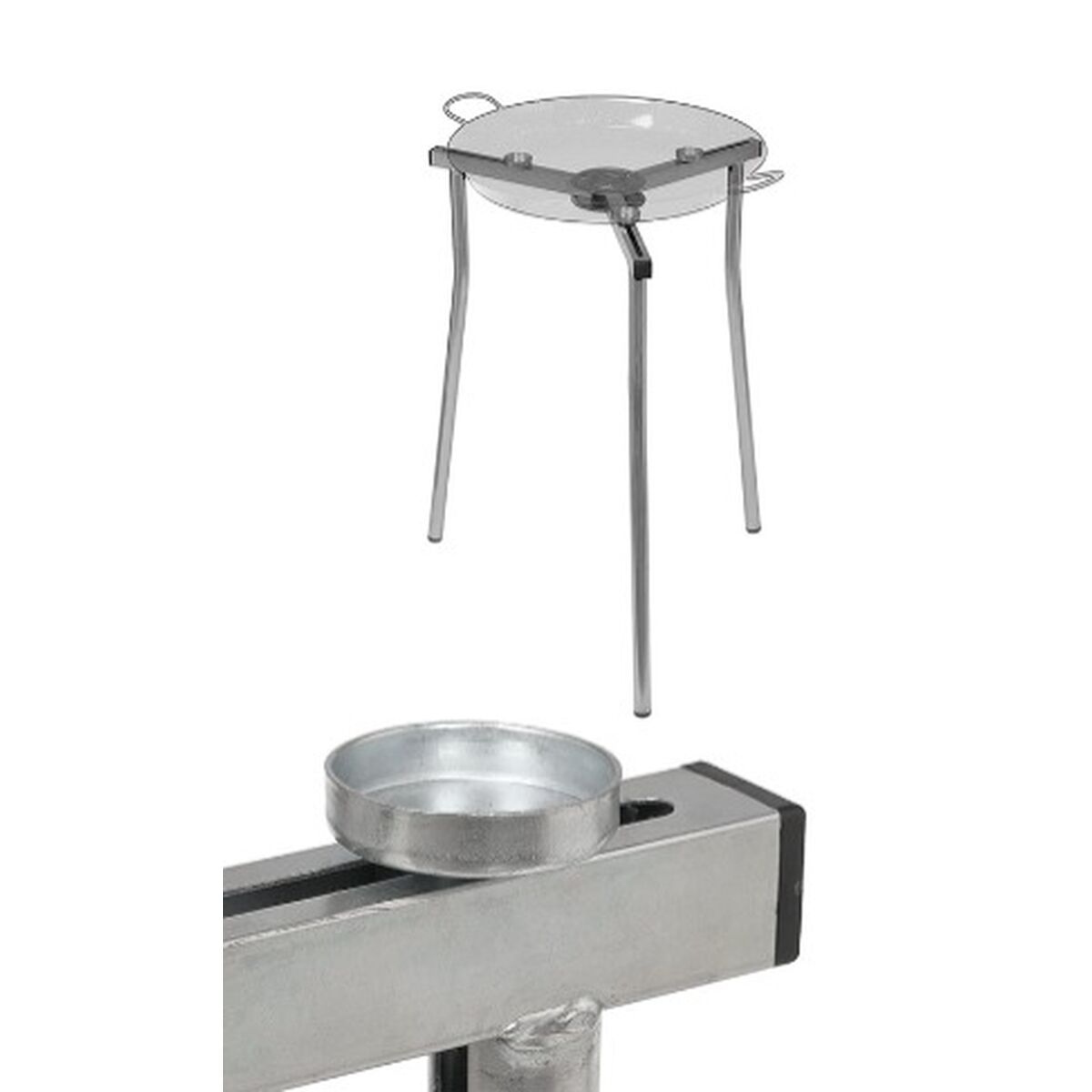Stativ för paella-tillagning La Dehesa 72,5 x 11 x 36 cm Justerbart 4 antal - 7