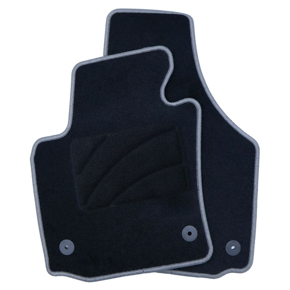 Set med bilgolvmattor OCC Motorsport OCCST0015GD Grå 5 Delar - 2