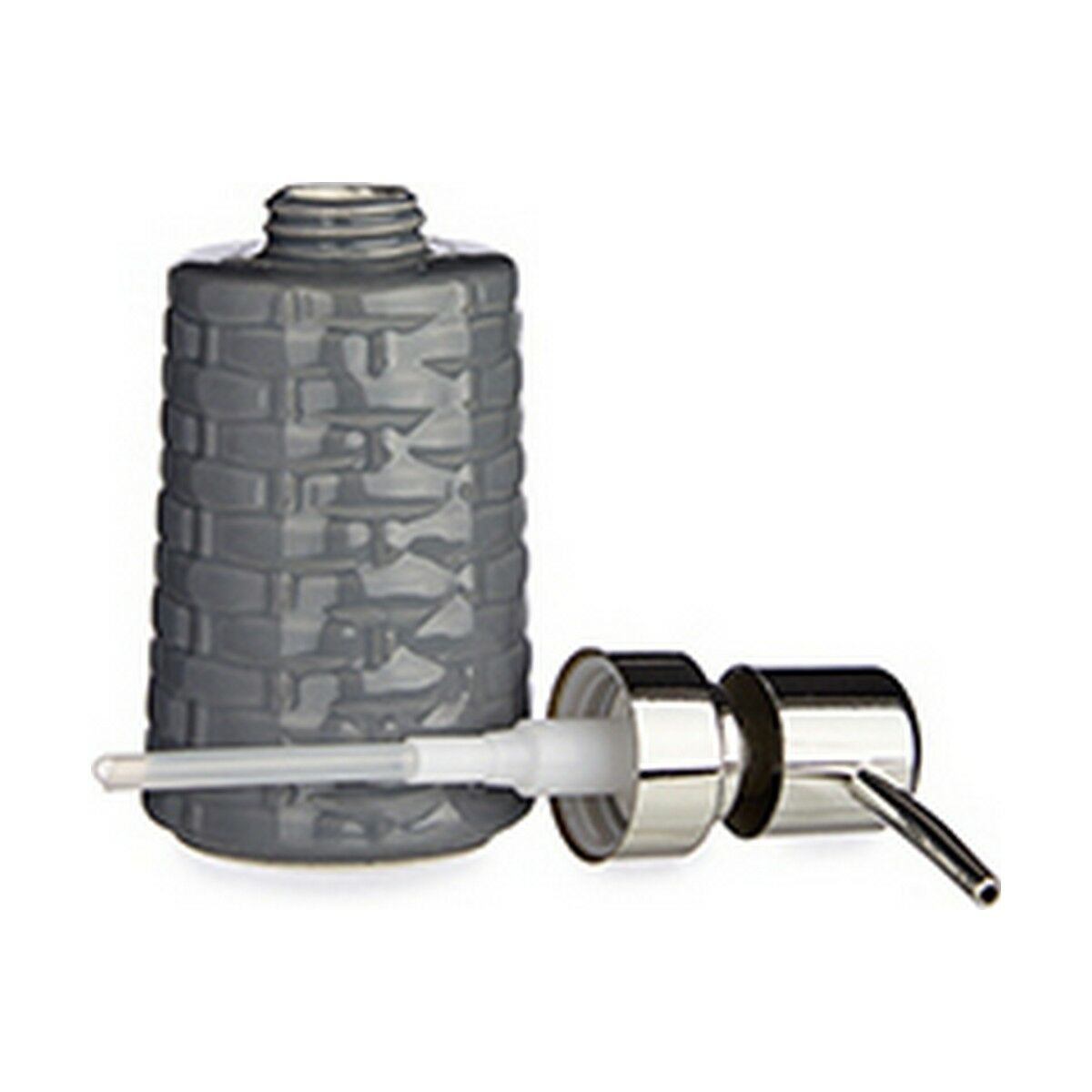 Tvåldispenser Berilo Grå Silvrig Keramik 350 ml (6 antal) - 4