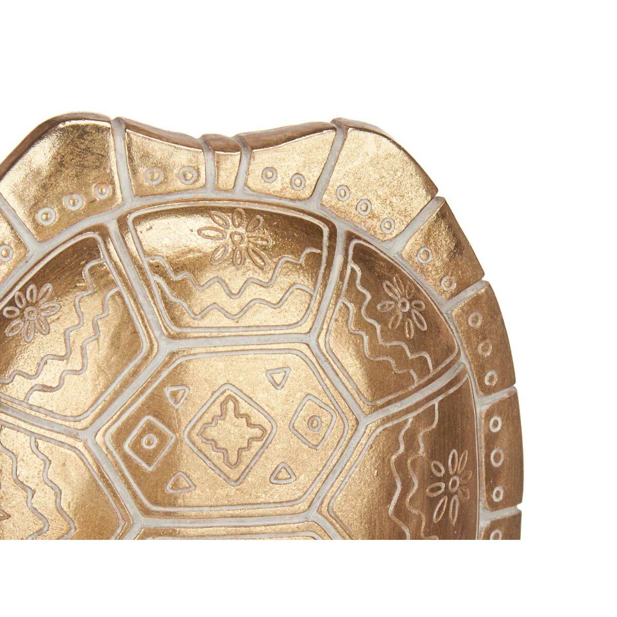 Prydnadsfigur Gift Decor Gyllene Sköldpadda 17,5 x 36 x 10,5 cm (4 antal) - 6