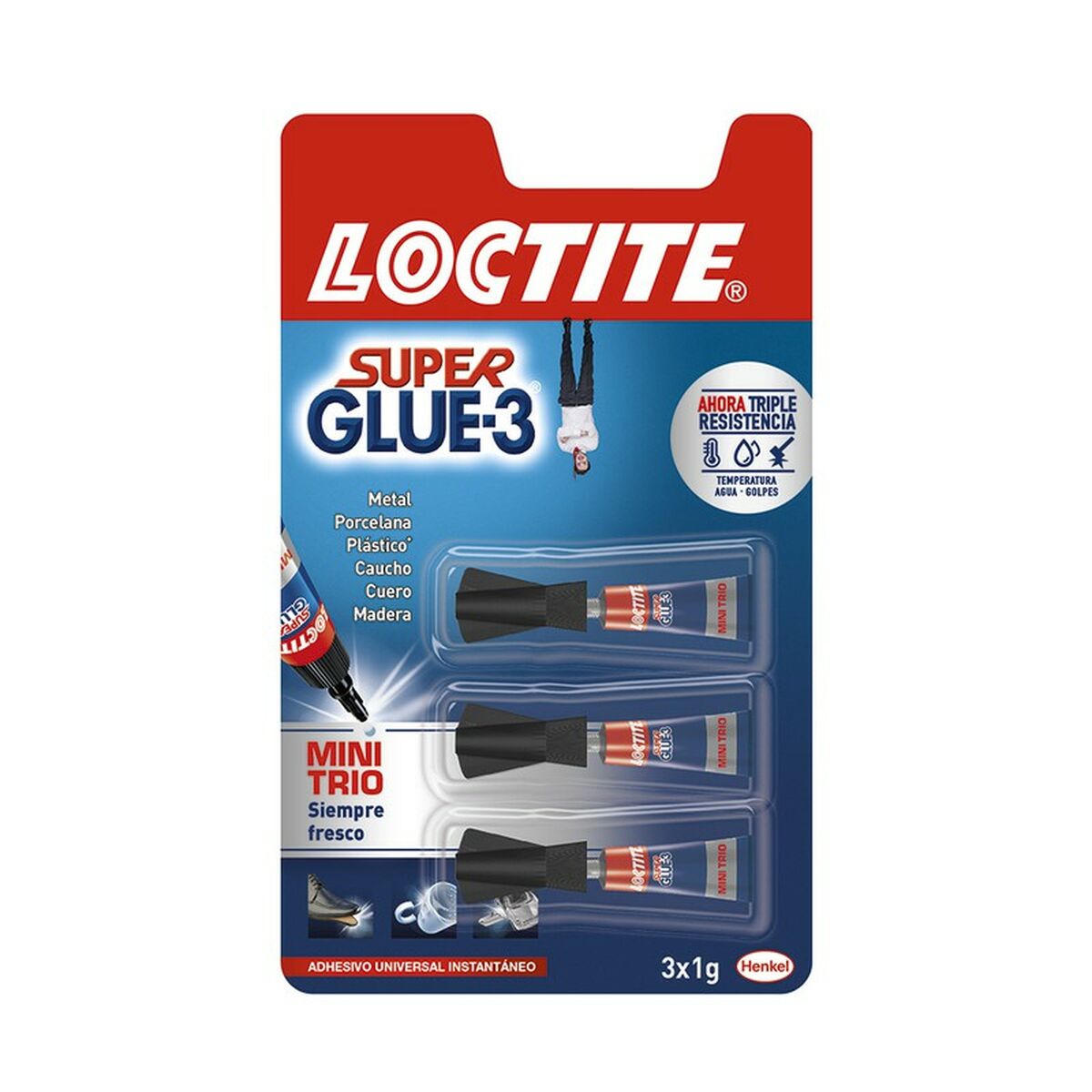 Omedelbar vidhäftning Loctite Super Glue-3 Mini (12 antal) - 2