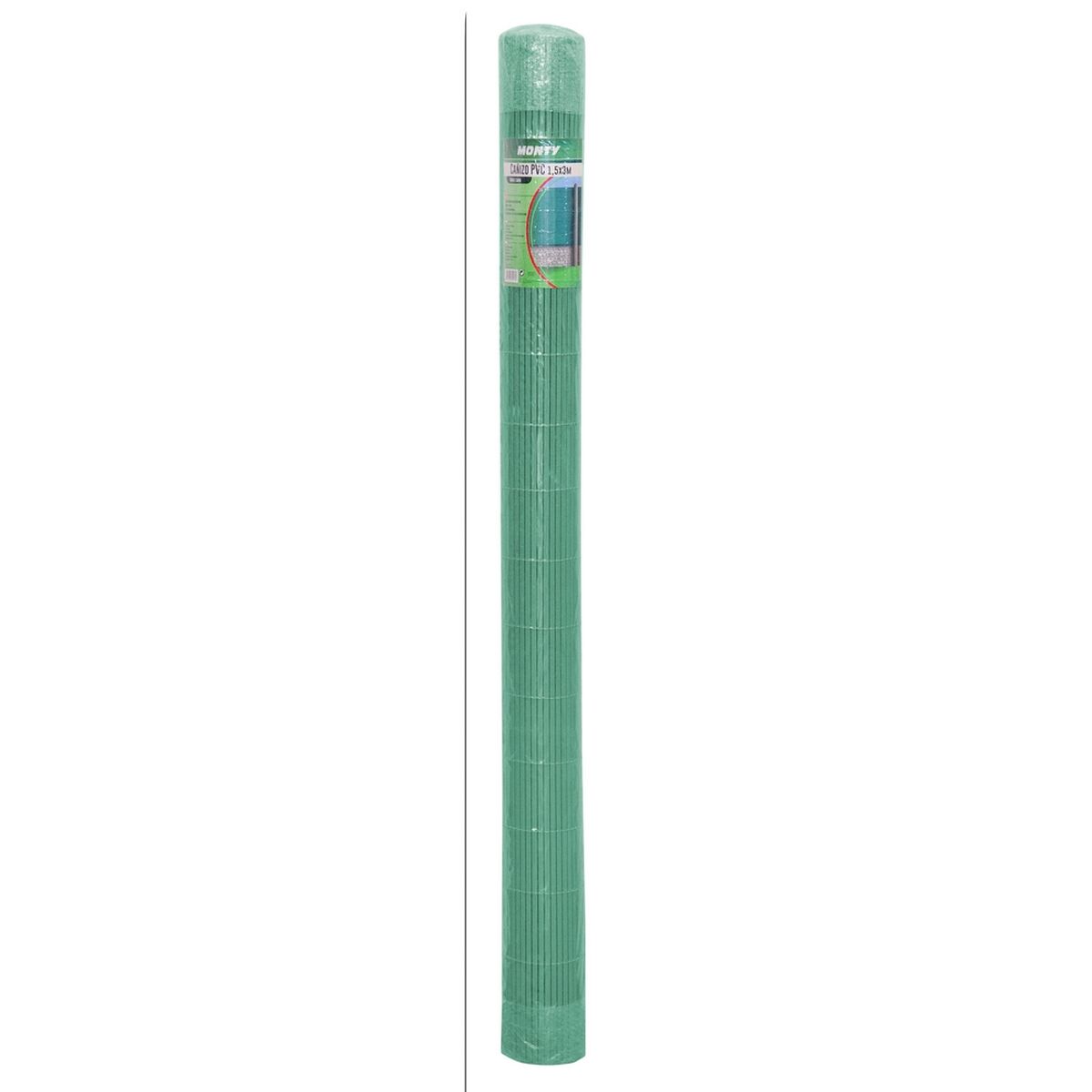 Trädgårdsstaket Grön PVC Plast 1 x 300 x 200 cm - 5