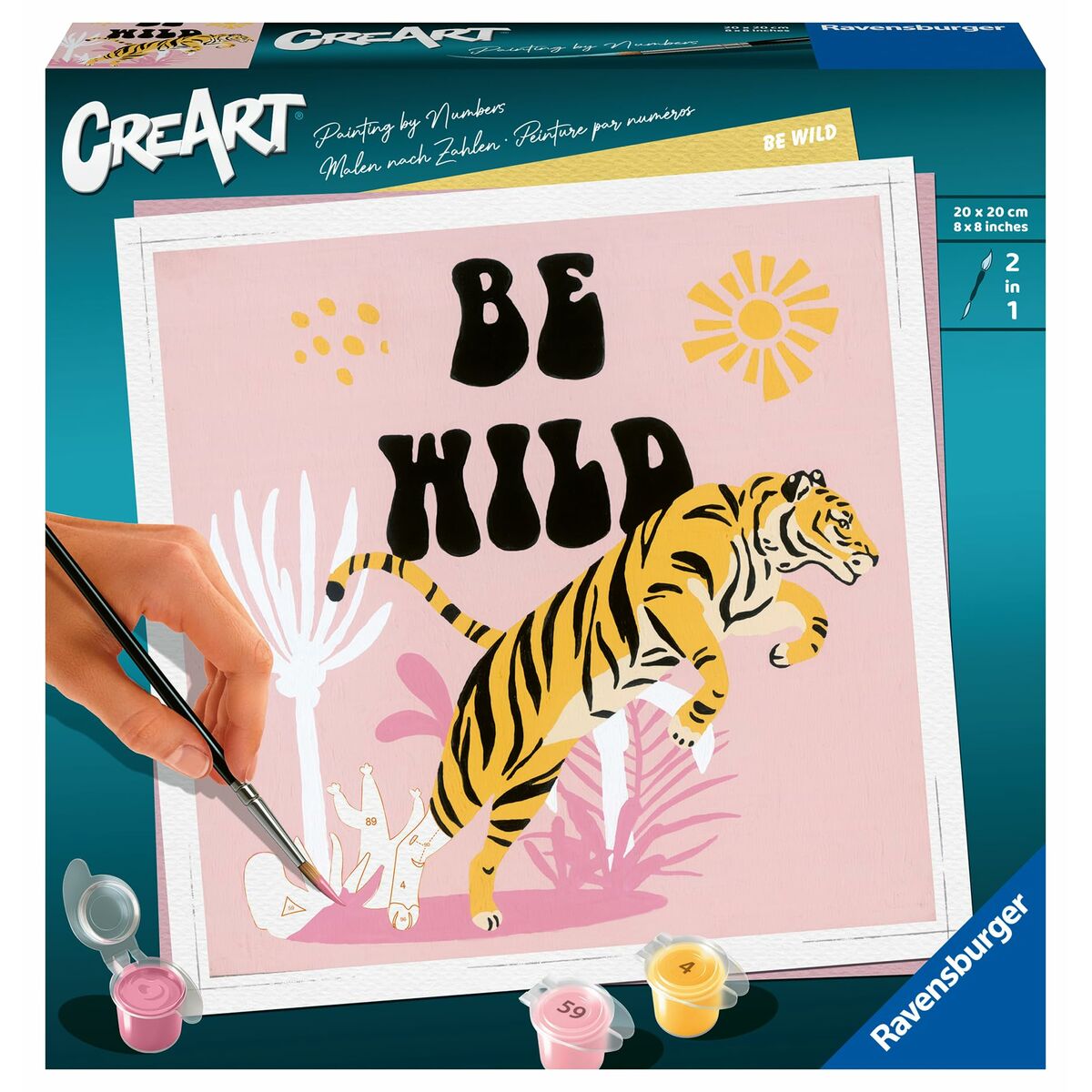 Målning med siffror Ravensburger Be Wild