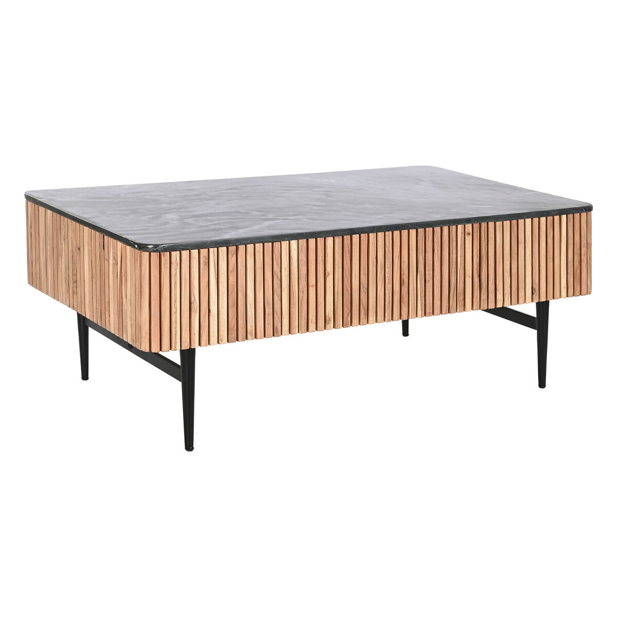 Soffbord DKD Home Decor Marmor Akaciaträ 115 x 65 x 45 cm