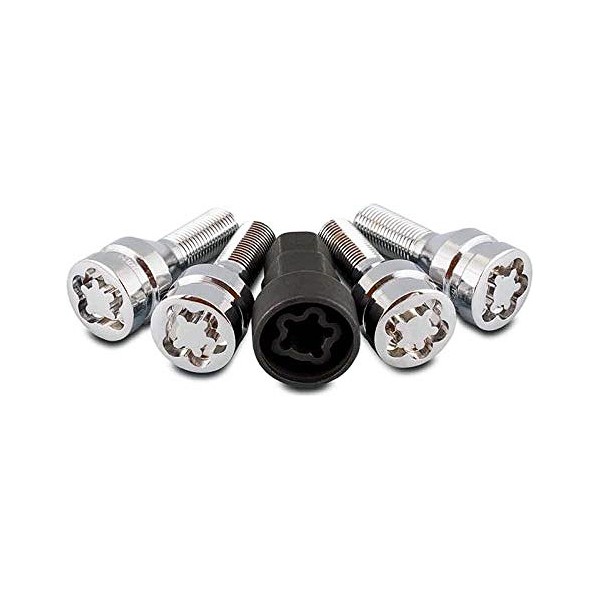 Skruvar mot stöld BC Corona 12X125 L35 17/19 Silver (4 uds) - 3