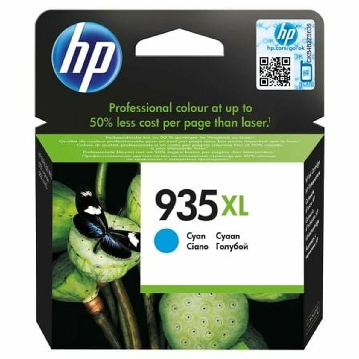 Original Bläckpatron HP C2P24AE Turkos