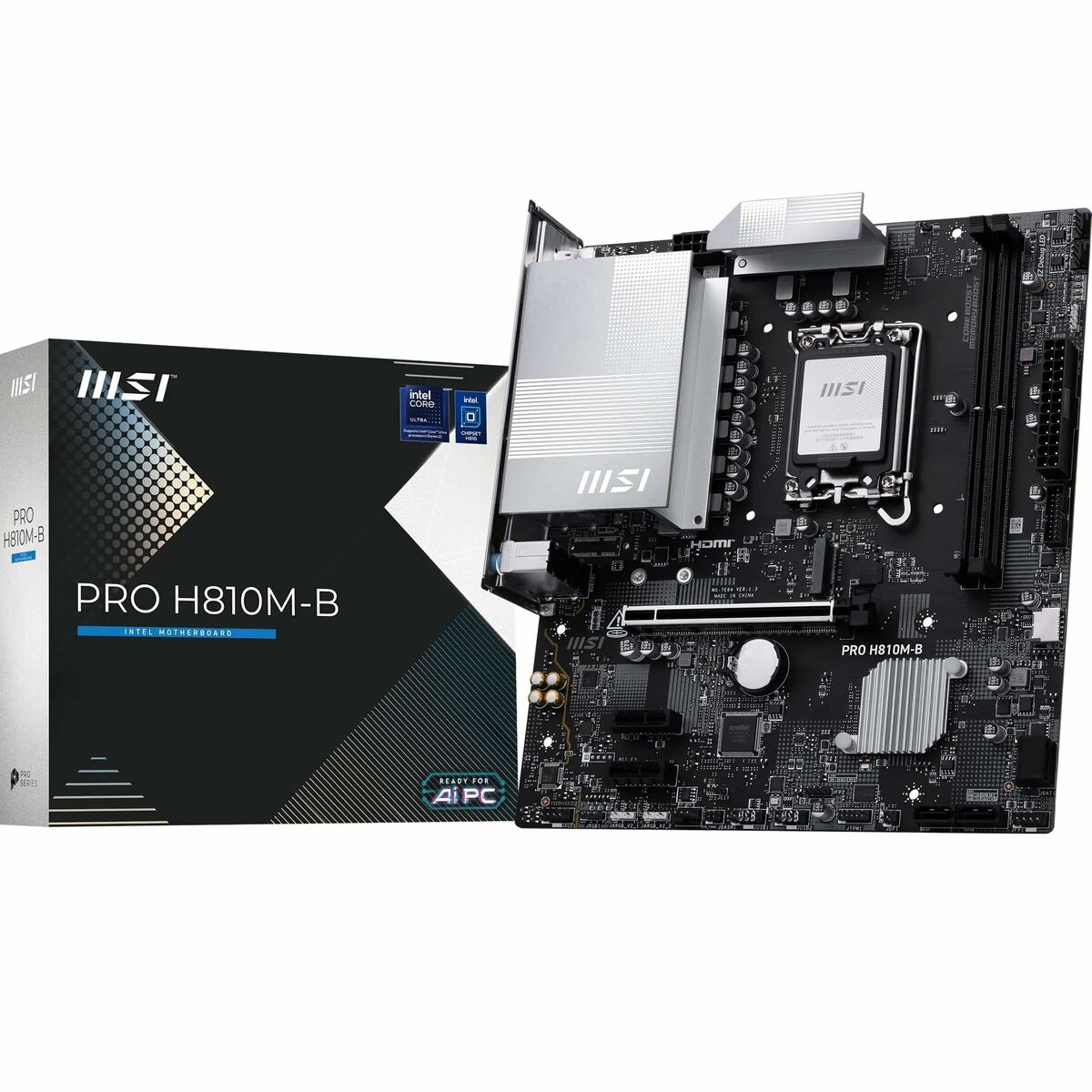 Moderkort MSI PRO H810M-B LGA 1851