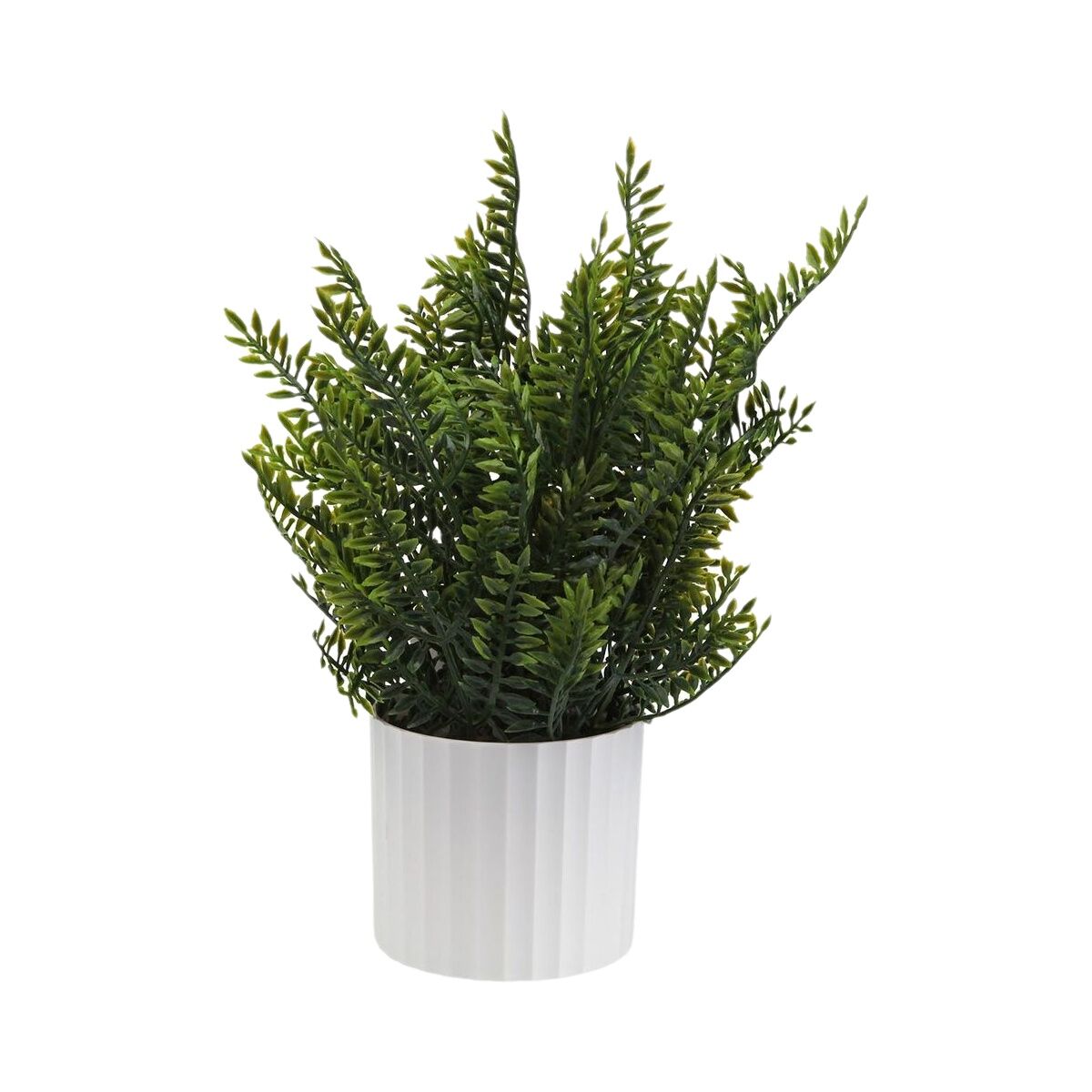 Dekorativ växt Versa Järn Textil Plast 8,5 X 26 CM - 2