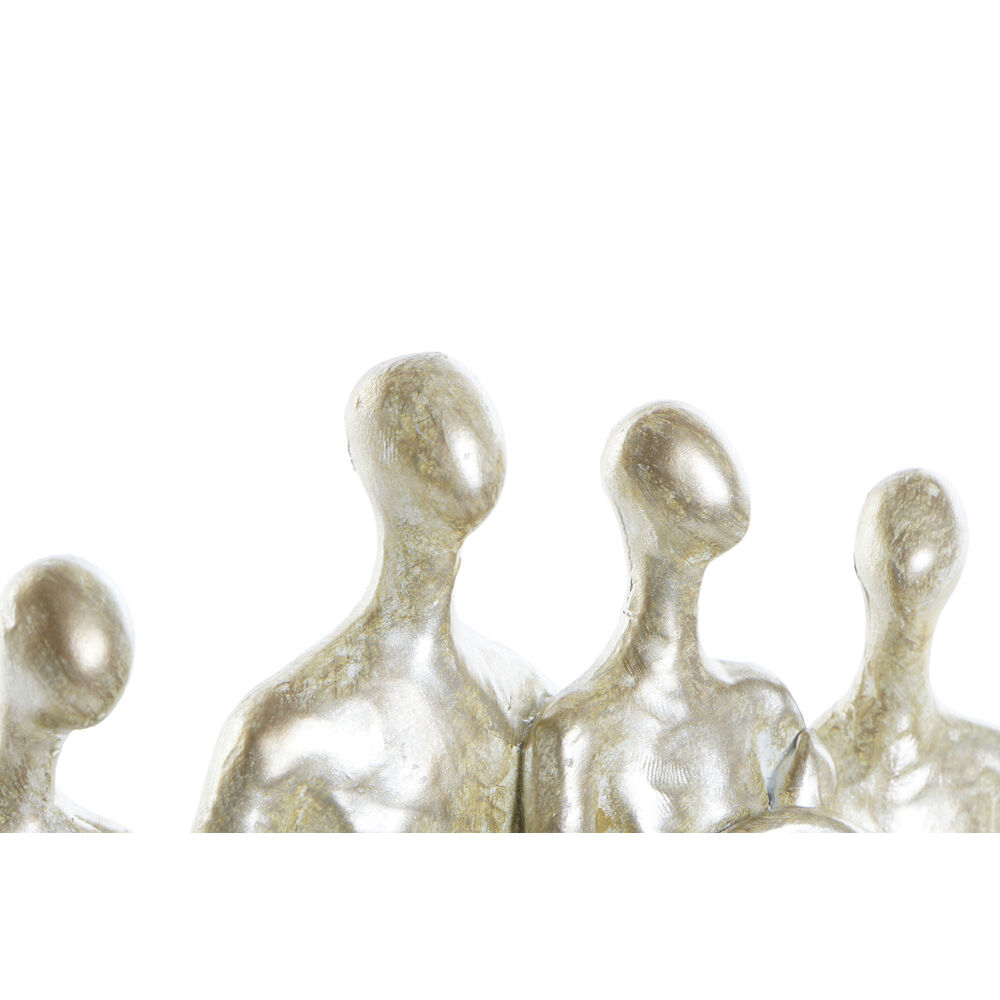 Prydnadsfigur DKD Home Decor Gyllene Familj 21 x 8 x 12 cm - 3
